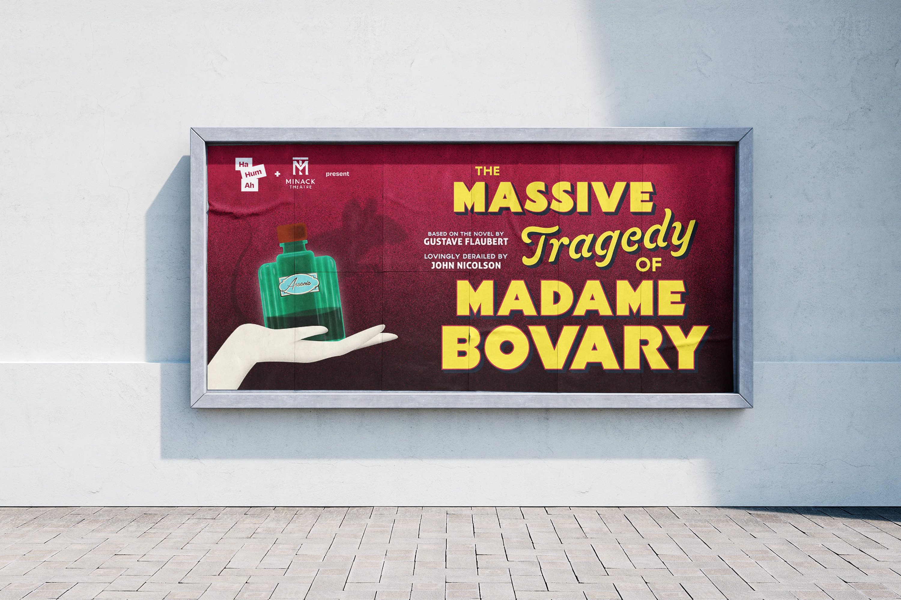 Brand identity design and visual communication design for the award-winning Cornwall-based theatre and film company Ha Hum Ah.