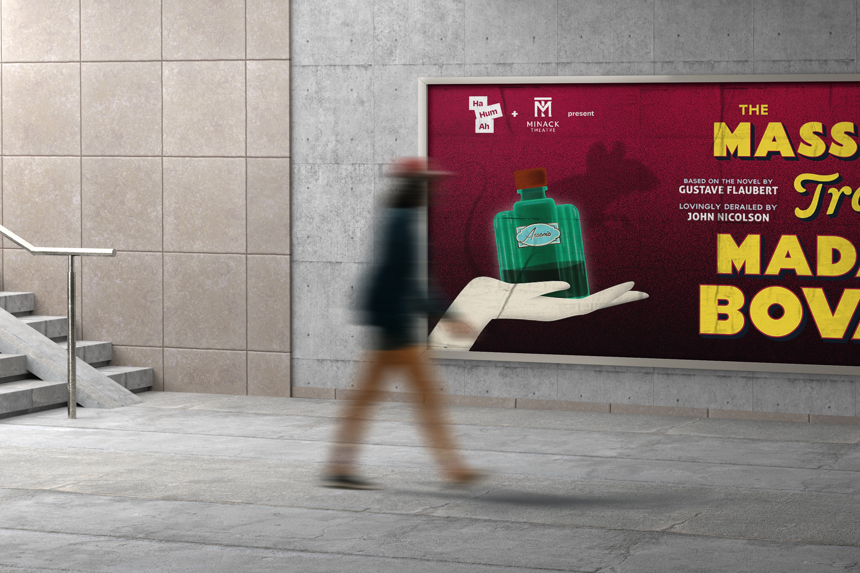 Brand identity design and visual communication design for the award-winning Cornwall-based theatre and film company Ha Hum Ah.