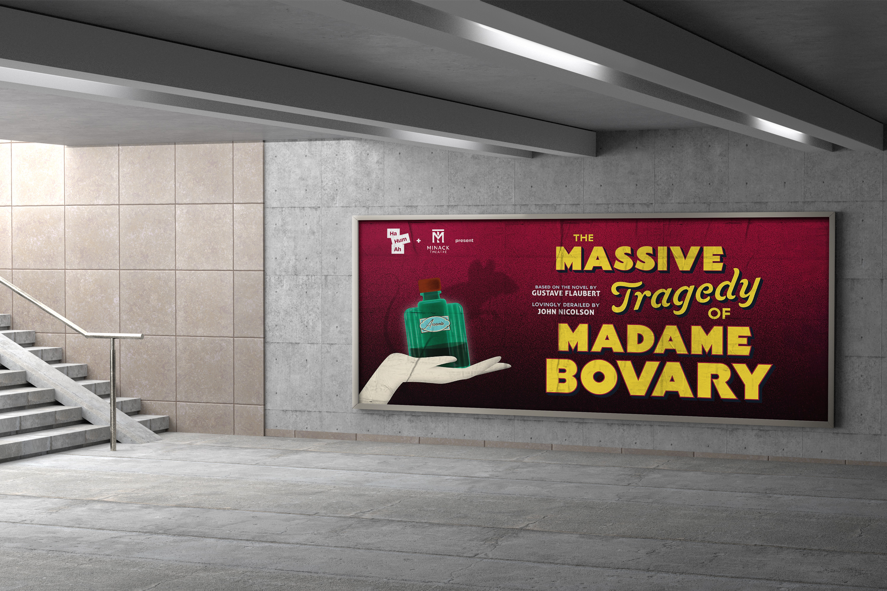 Brand identity design and visual communication design for the award-winning Cornwall-based theatre and film company Ha Hum Ah.