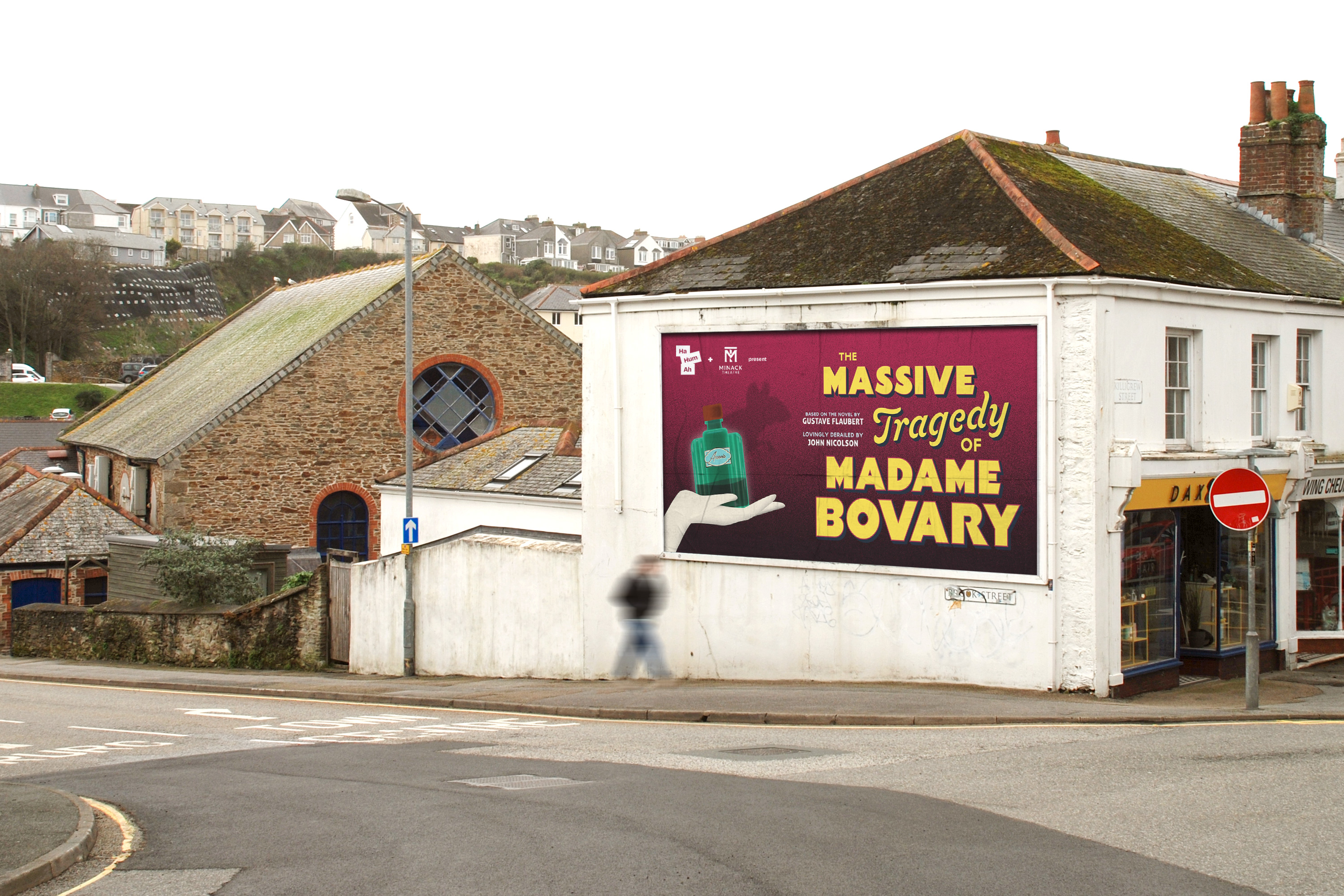 Brand identity design and visual communication design for the award-winning Cornwall-based theatre and film company Ha Hum Ah.