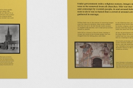 Exhibition and interpretation design for Rebel Voices at Royal Cornwall Museum, in Truro, Cornwall