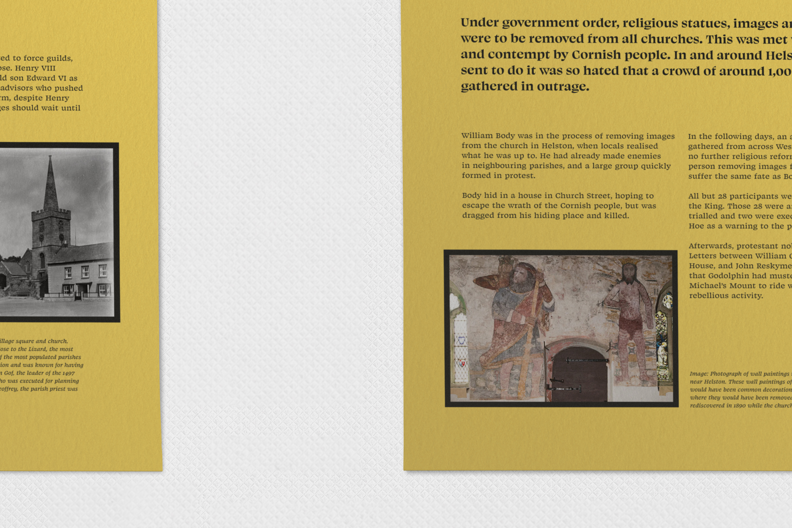 Exhibition and interpretation design for Rebel Voices at Royal Cornwall Museum, in Truro, Cornwall