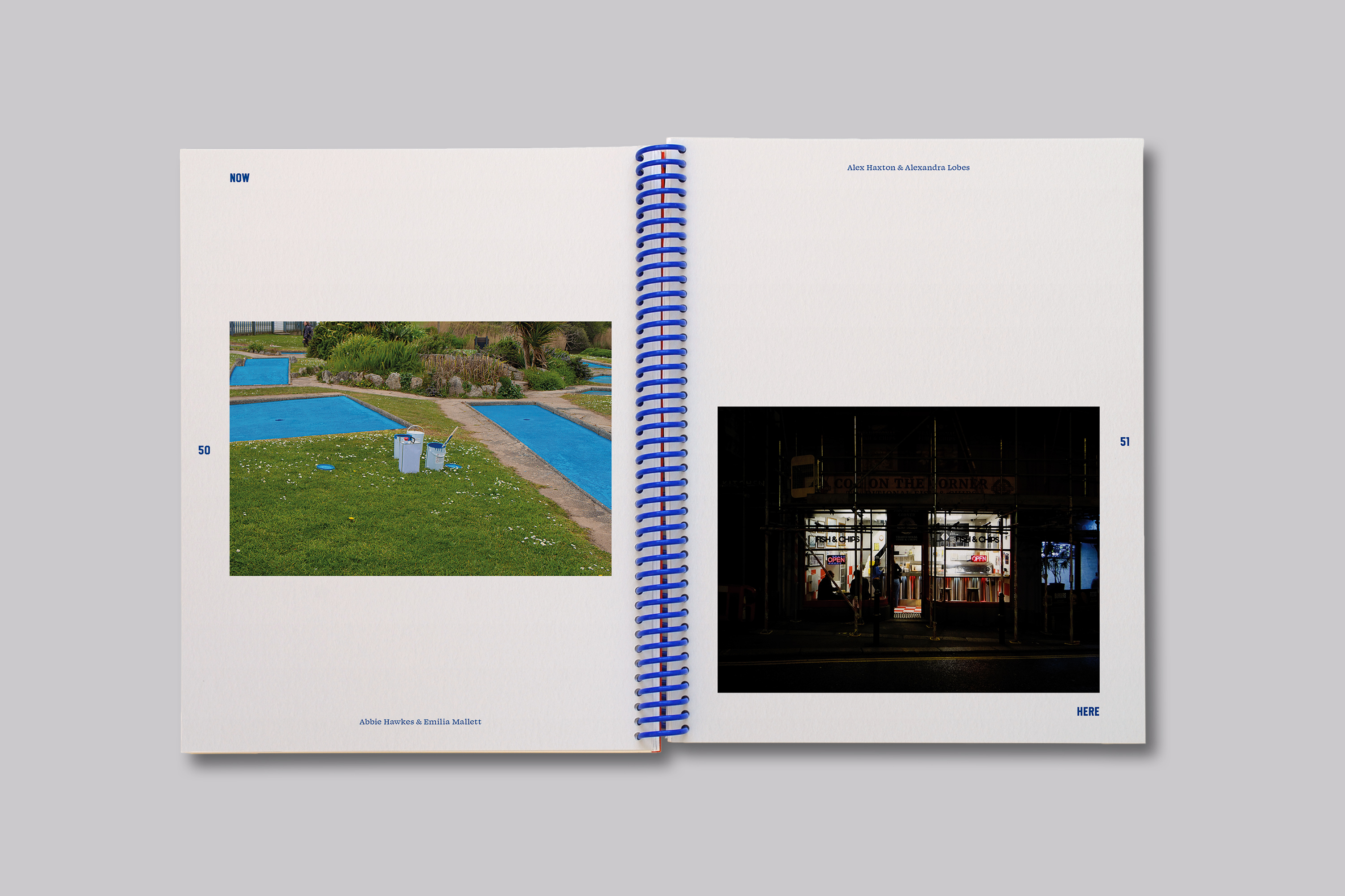 Collaborative publication design exploring place and identity through photography and editorial design with Graphic Design students at Falmouth University.