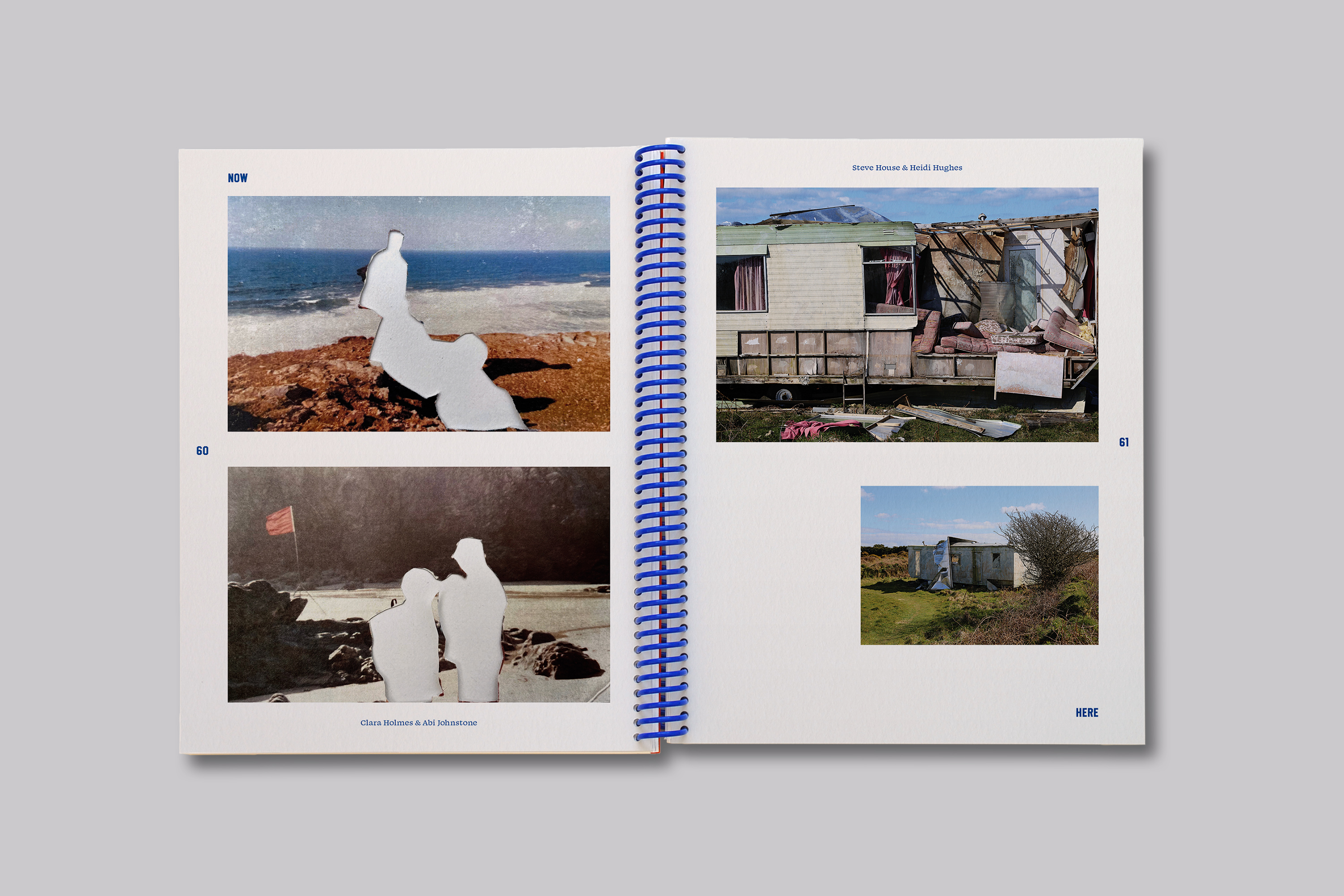 Collaborative publication design exploring place and identity through photography and editorial design with Graphic Design students at Falmouth University.