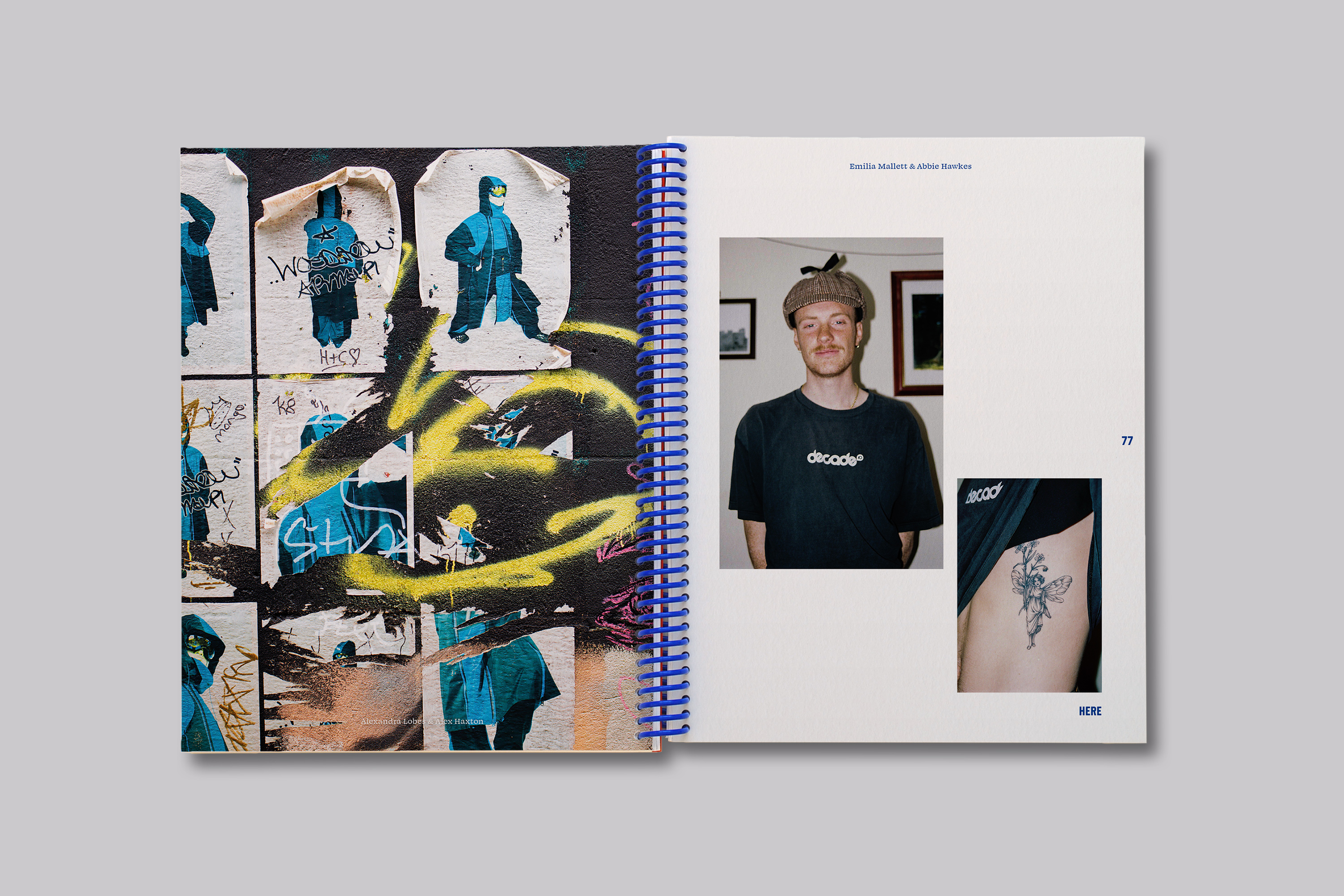 Collaborative publication design exploring place and identity through photography and editorial design with Graphic Design students at Falmouth University.