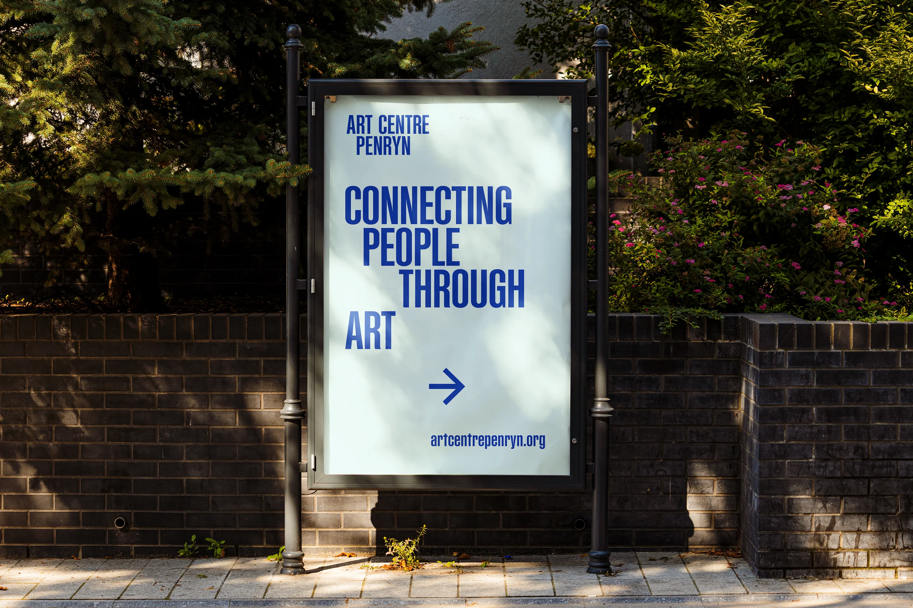 Brand identity design for Art Centre Penryn, a major new creative space for Cornwall