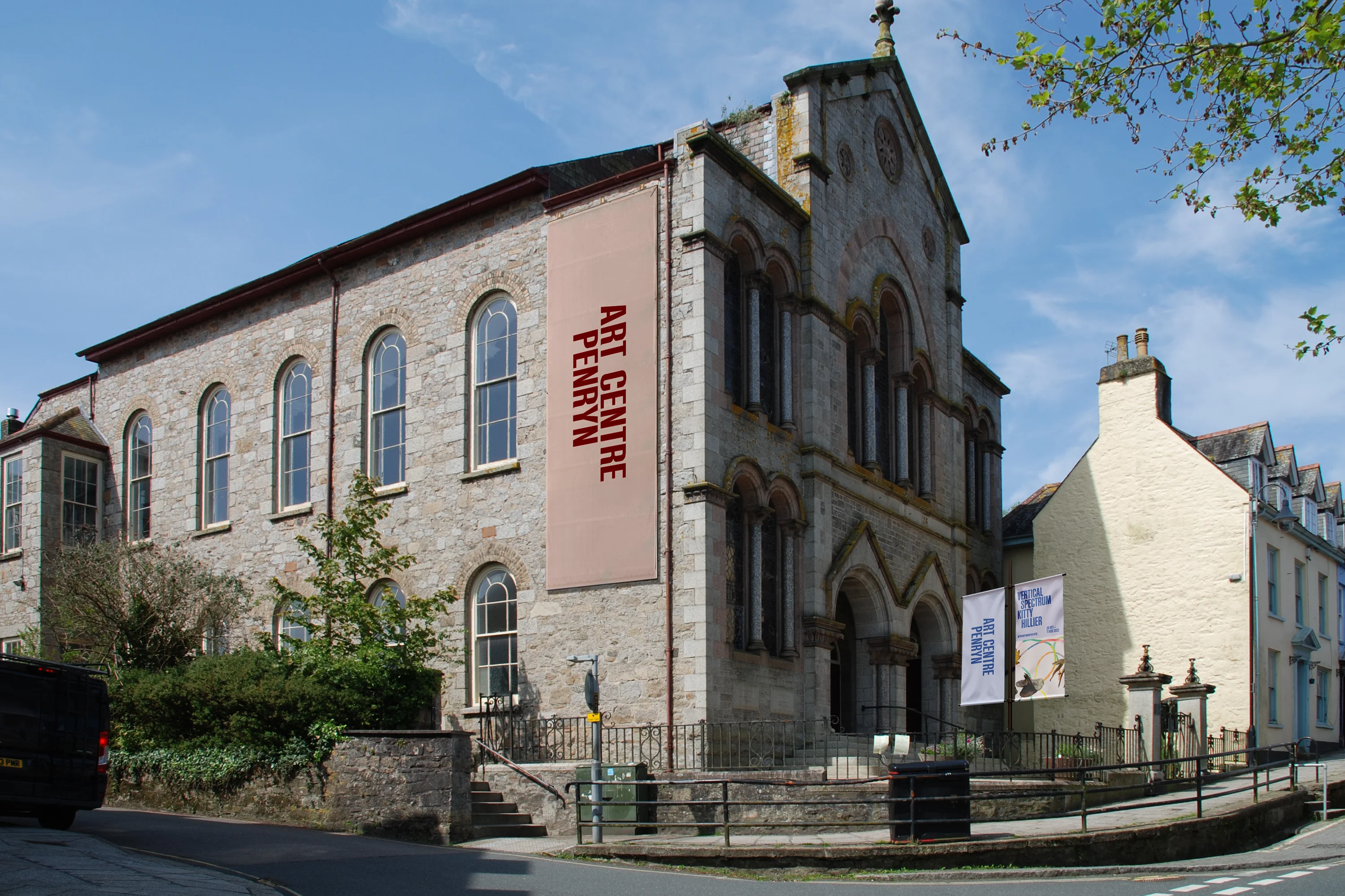 Brand identity design for Art Centre Penryn, a major new creative space for Cornwall