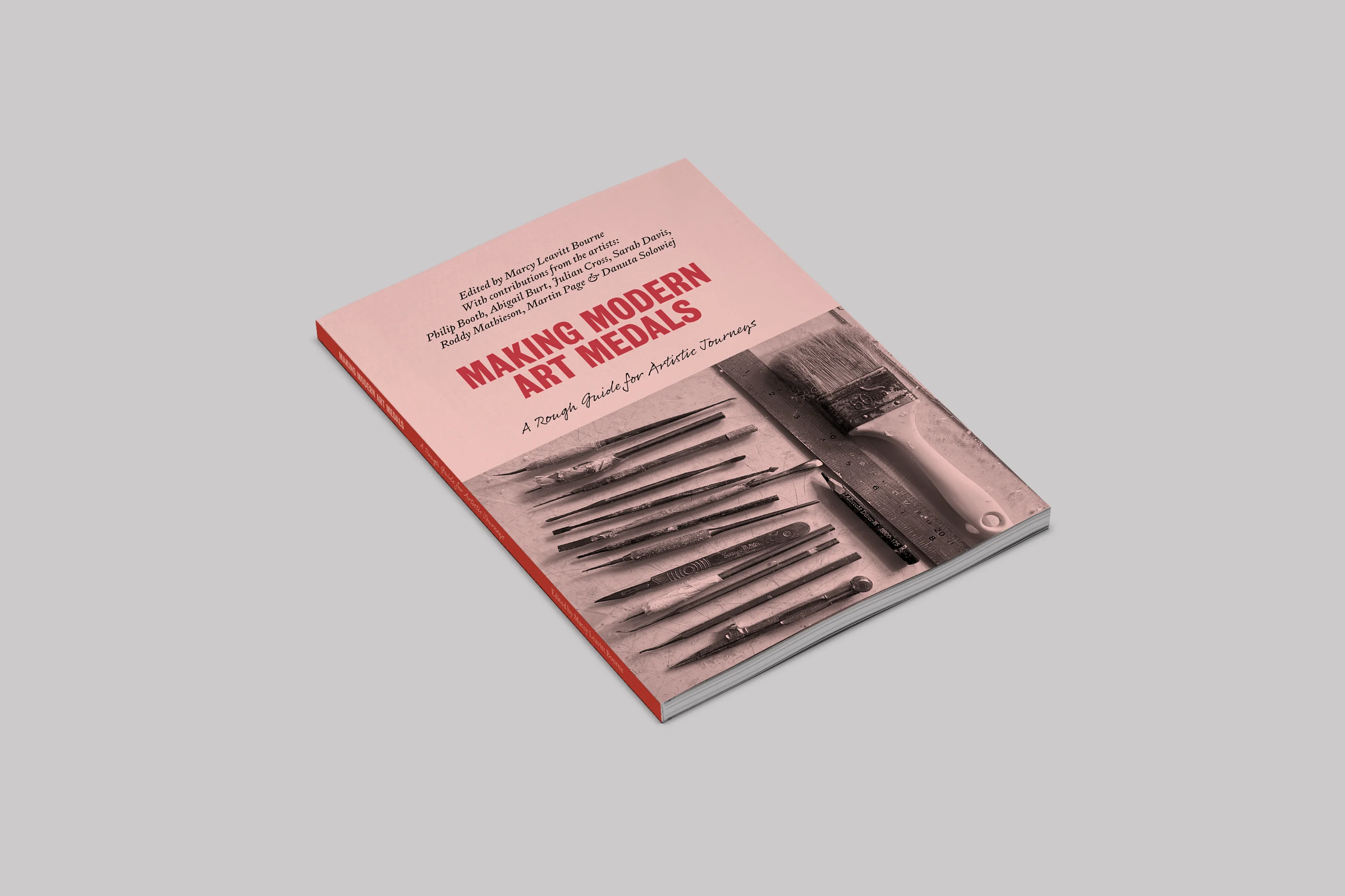 Book Cover Design for Making Modern Art Medals, for the British Art Medal Society at the British Museum