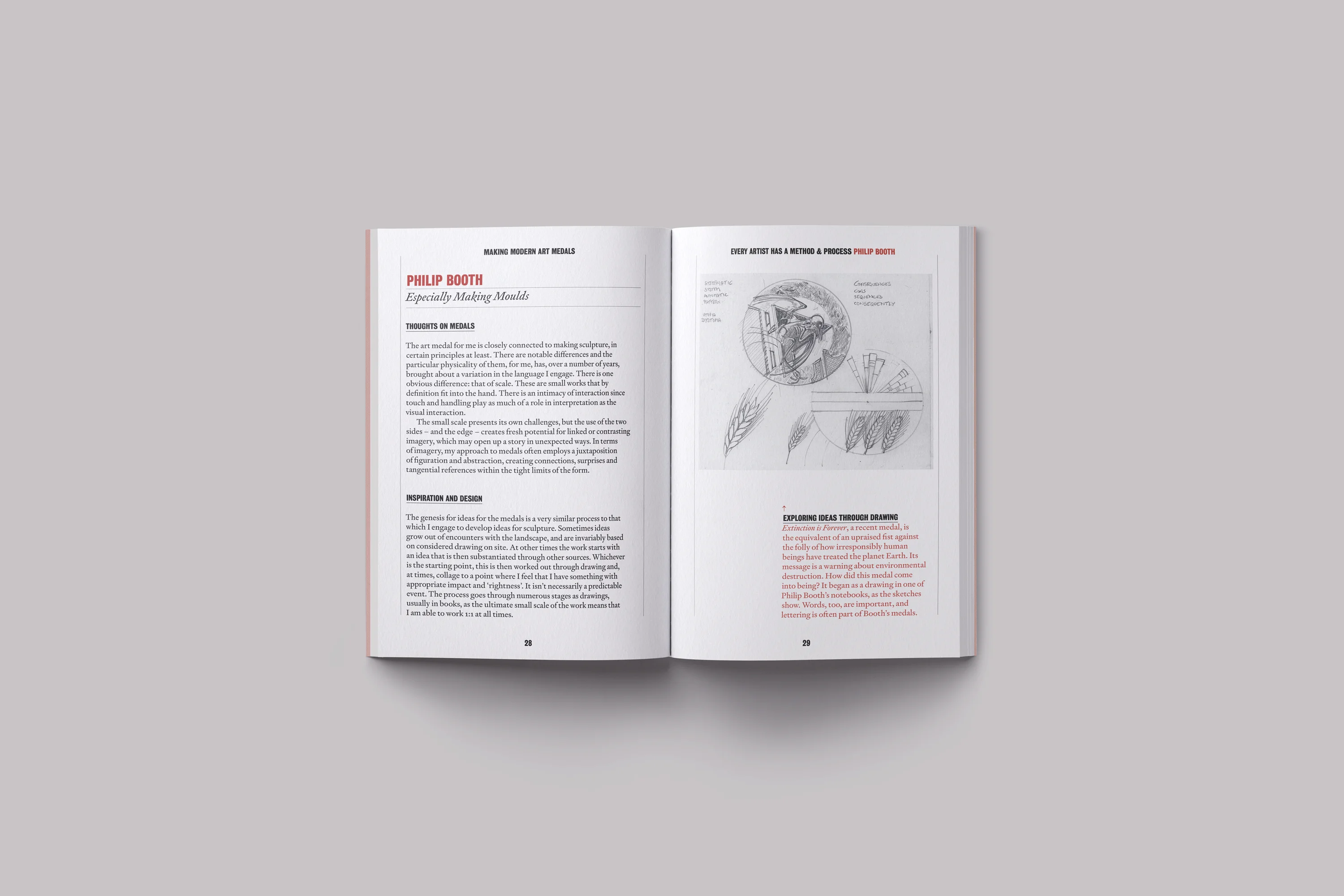 Book Design for Making Modern Art Medals, for the British Art Medal Society at the British Museum