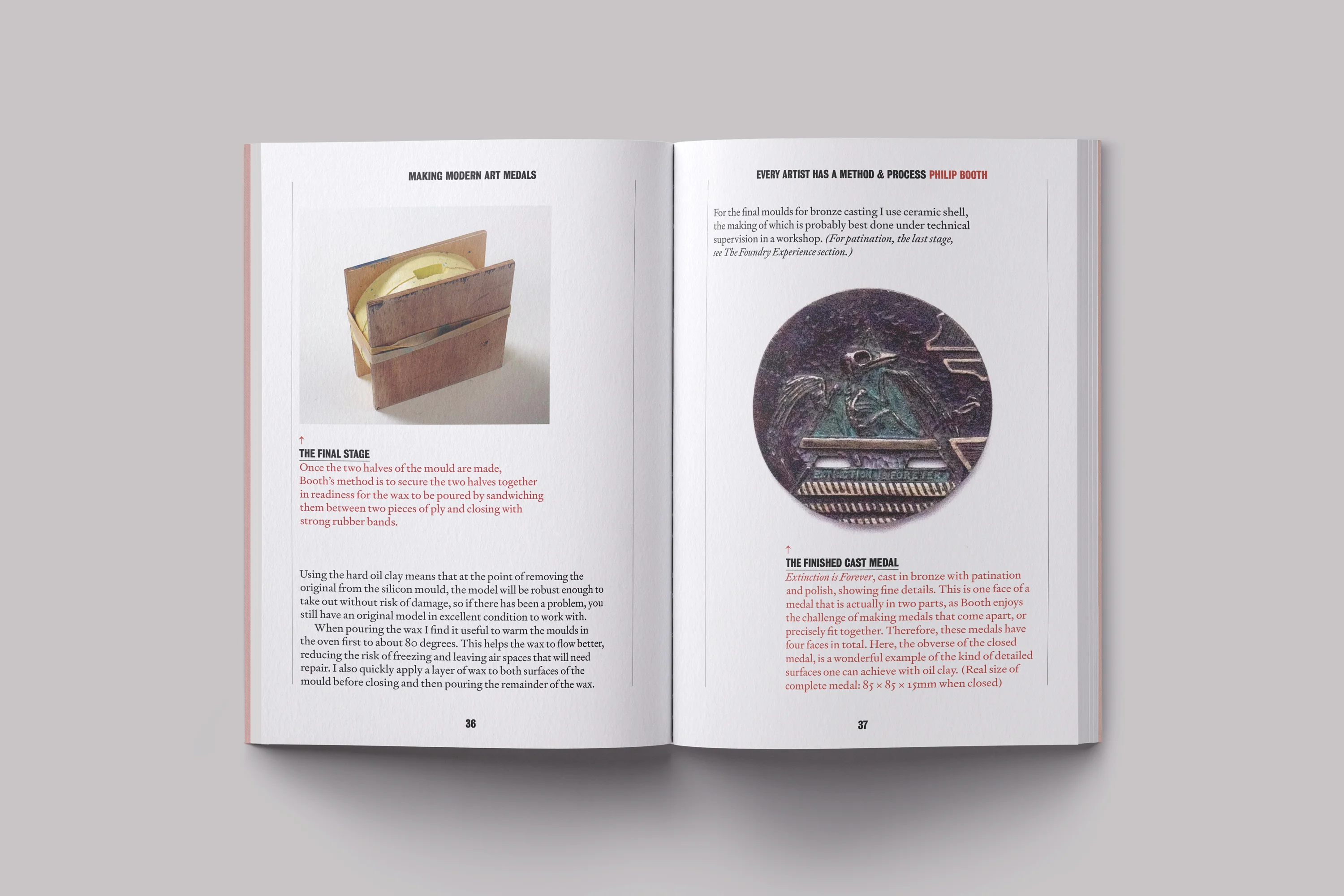 Book Design for Making Modern Art Medals, for the British Art Medal Society at the British Museum