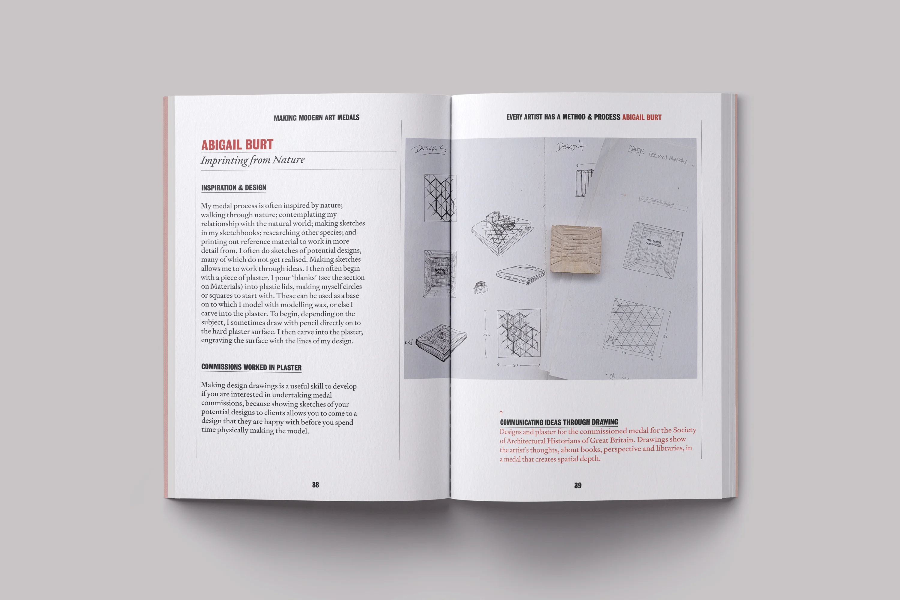 Book Design for Making Modern Art Medals, for the British Art Medal Society at the British Museum