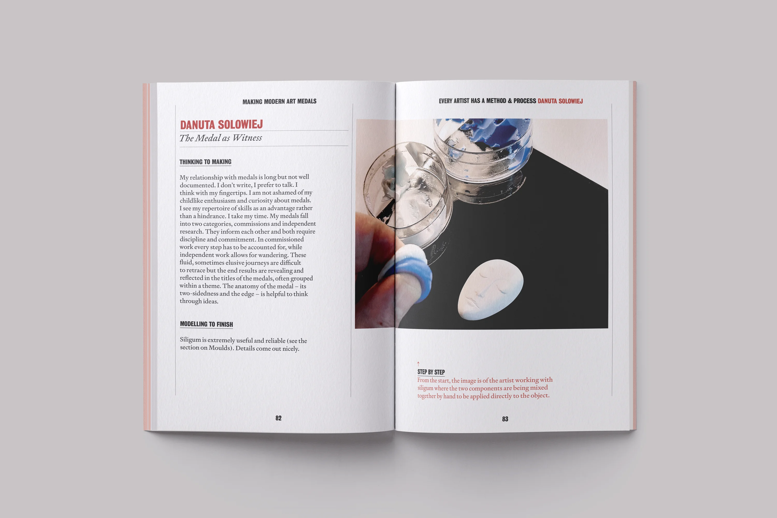 Book Design for Making Modern Art Medals, for the British Art Medal Society at the British Museum