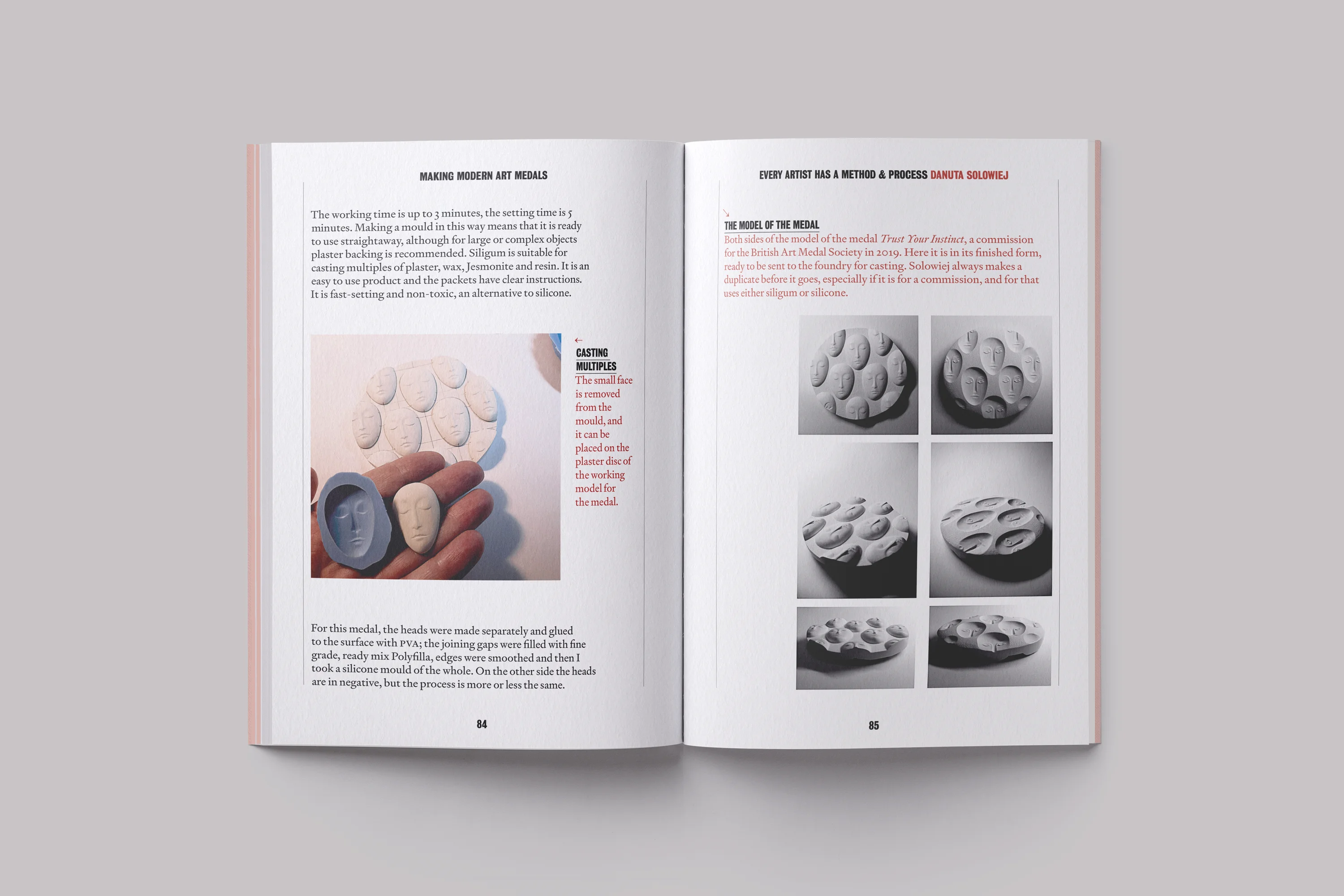 Book Design for Making Modern Art Medals, for the British Art Medal Society at the British Museum