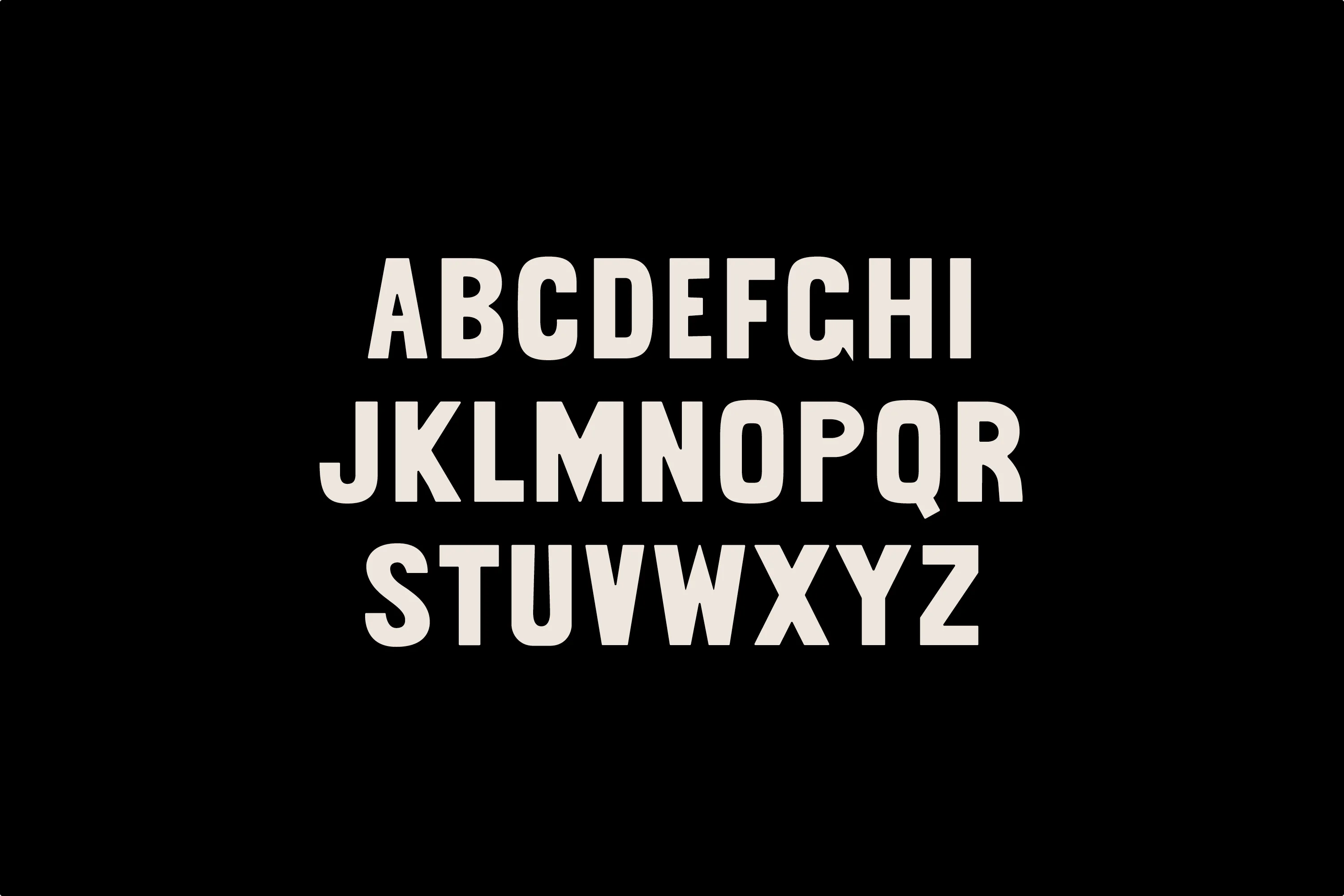 Custom typeface design inspired by the historical fabric of the city of Truro, in Cornwall, UK