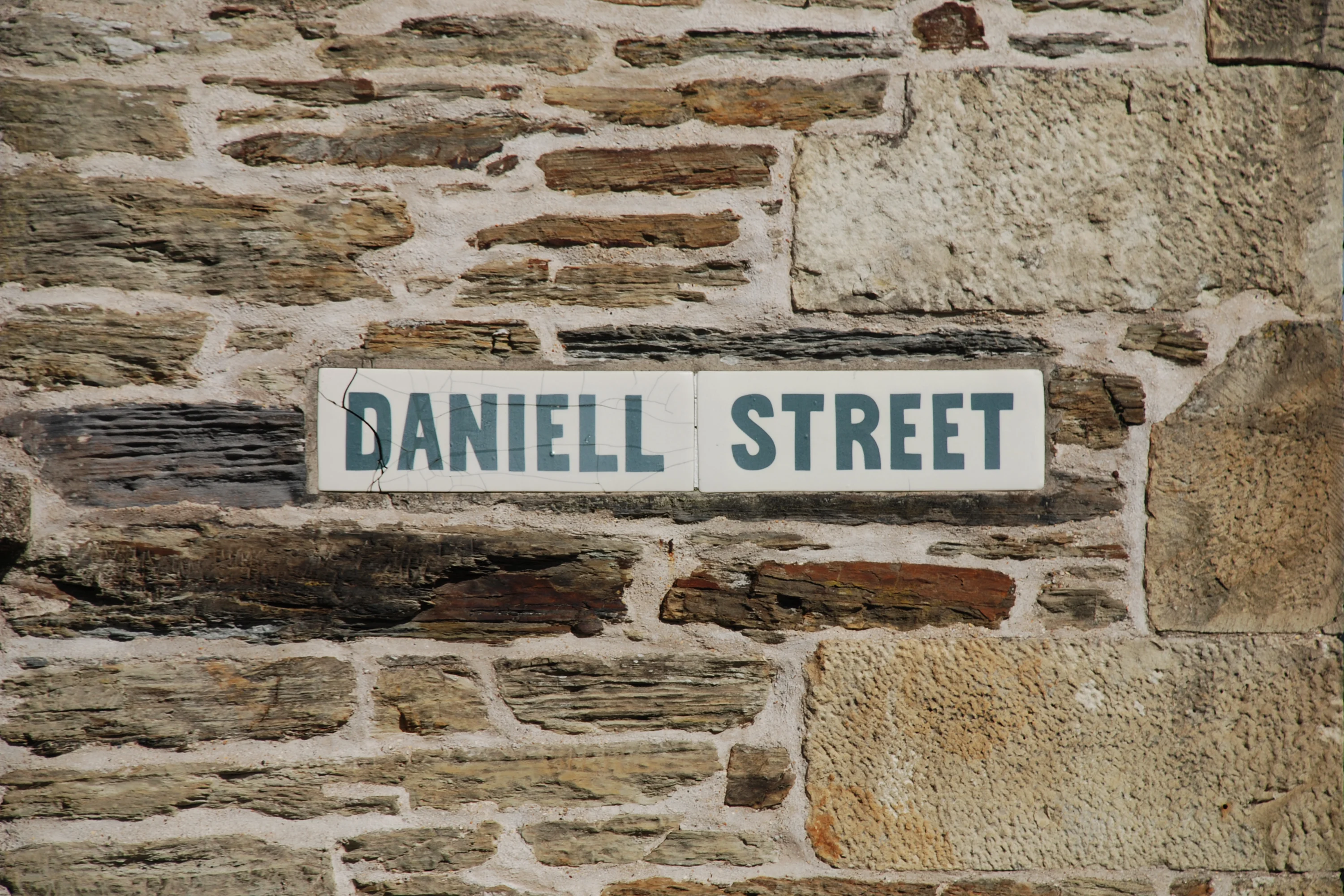 Inspiration for custom typeface design based on the historical fabric of the city of Truro in Cornwall, UK