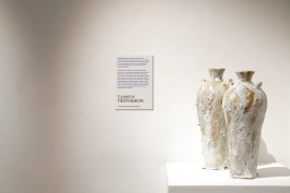 Exhibition interpretation design for What The Land Remembers at Cornwall Museum & Art Gallery, in Truro Cornwall