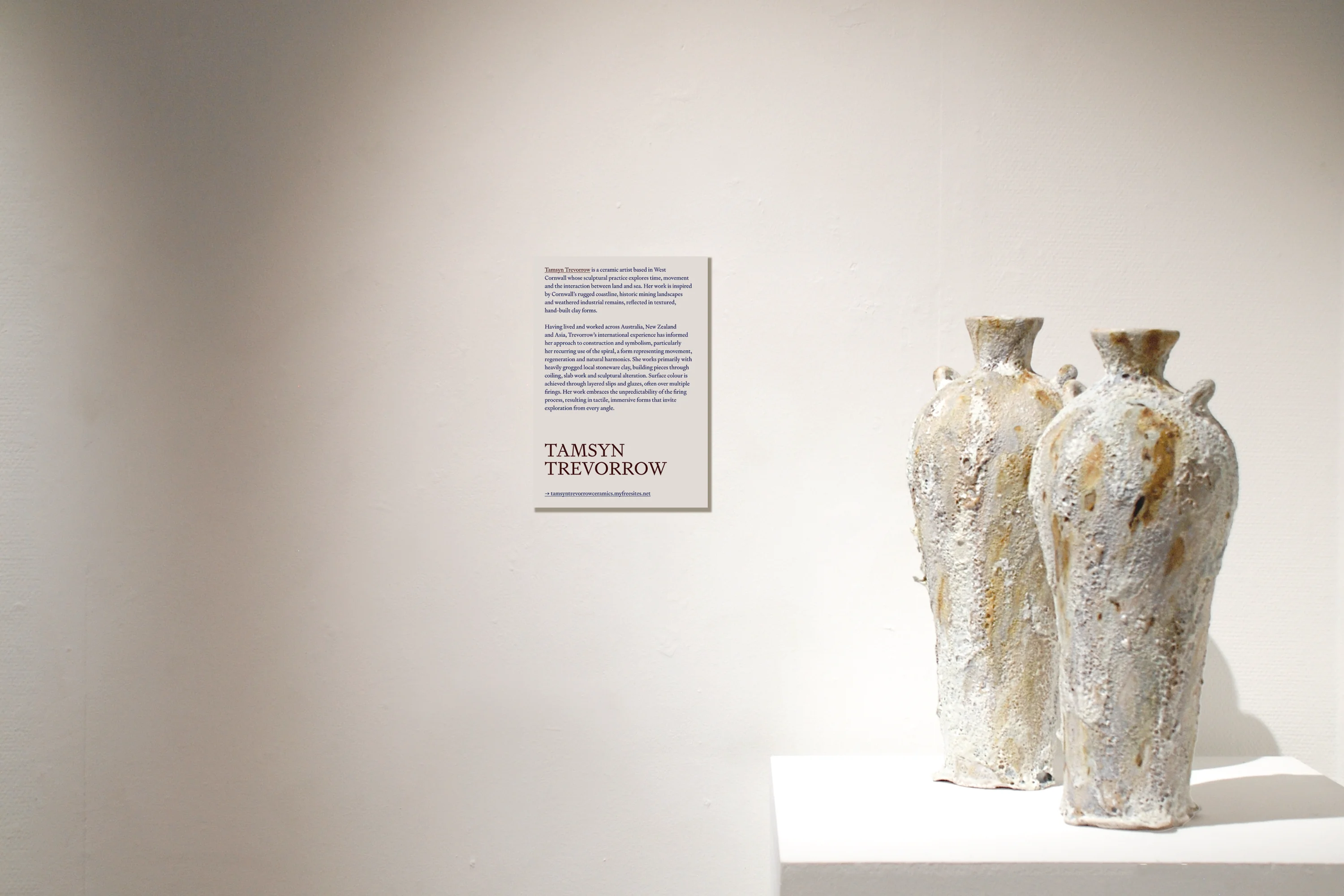 Exhibition interpretation design for What The Land Remembers at Cornwall Museum & Art Gallery, in Truro Cornwall