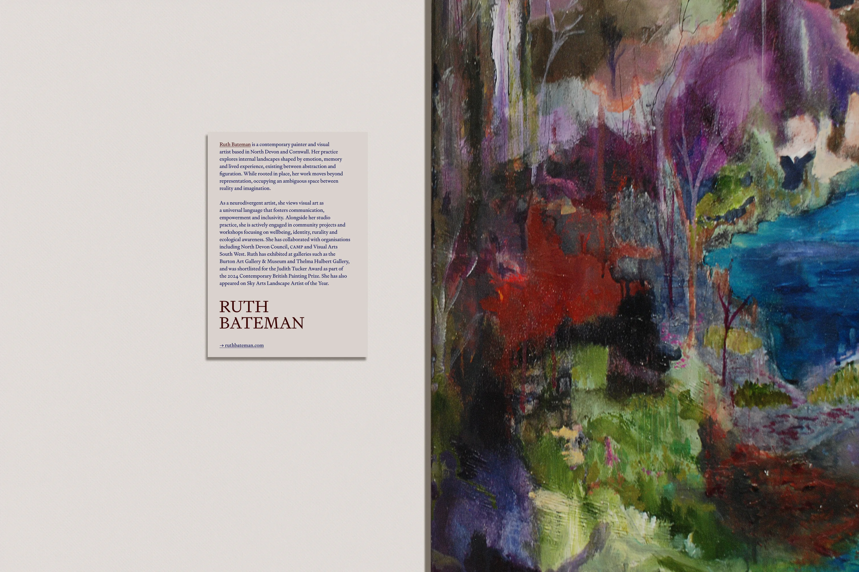 Exhibition interpretation design for What The Land Remembers at Cornwall Museum & Art Gallery, in Truro Cornwall