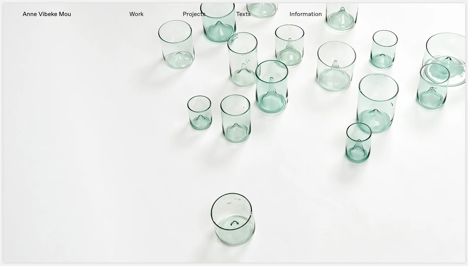 Website Design for contemporary artist Anne Vibeke Mou