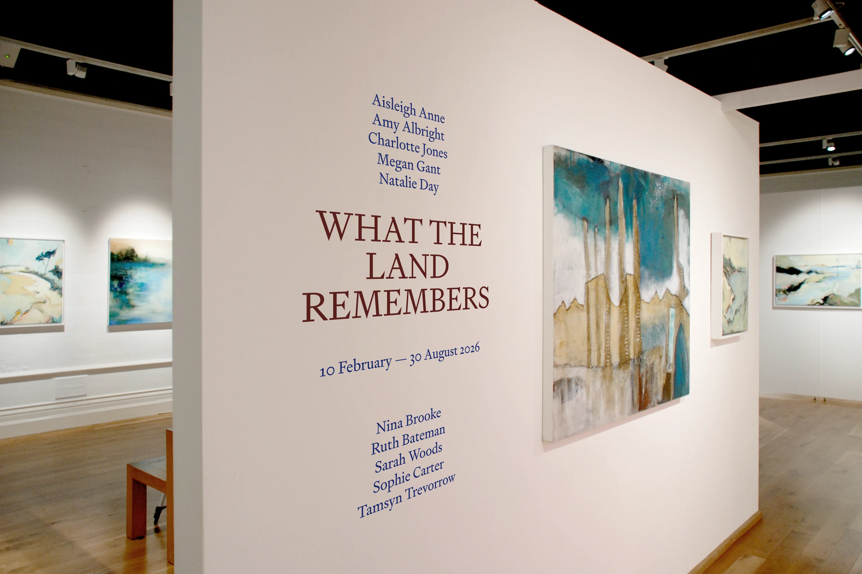 Exhibition interpretation design for What The Land Remembers at Cornwall Museum & Art Gallery, in Truro Cornwall 
