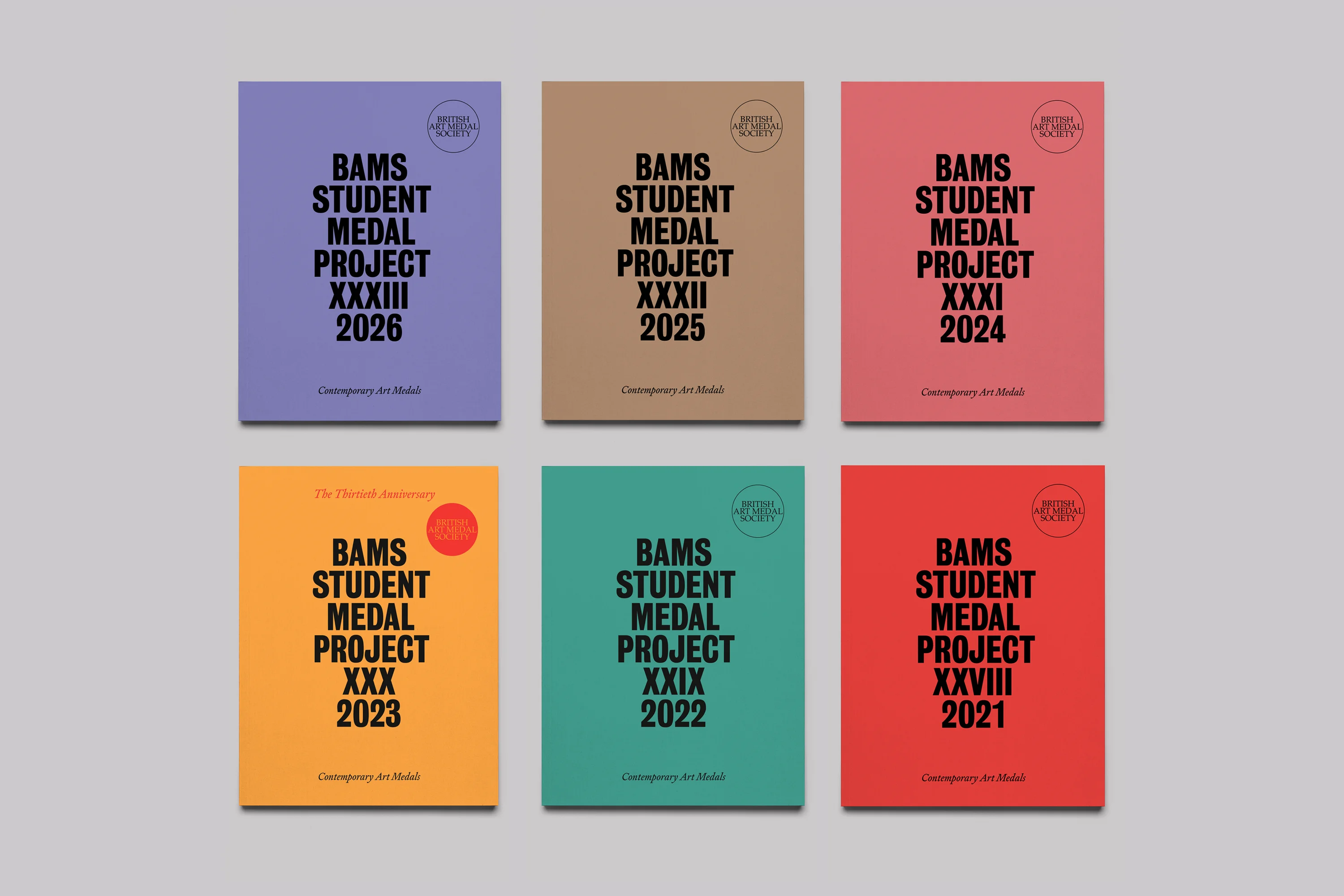 Catalogue Design and Art Direction for the Student Medal Project for the British Art Medal Society at the British Museum 